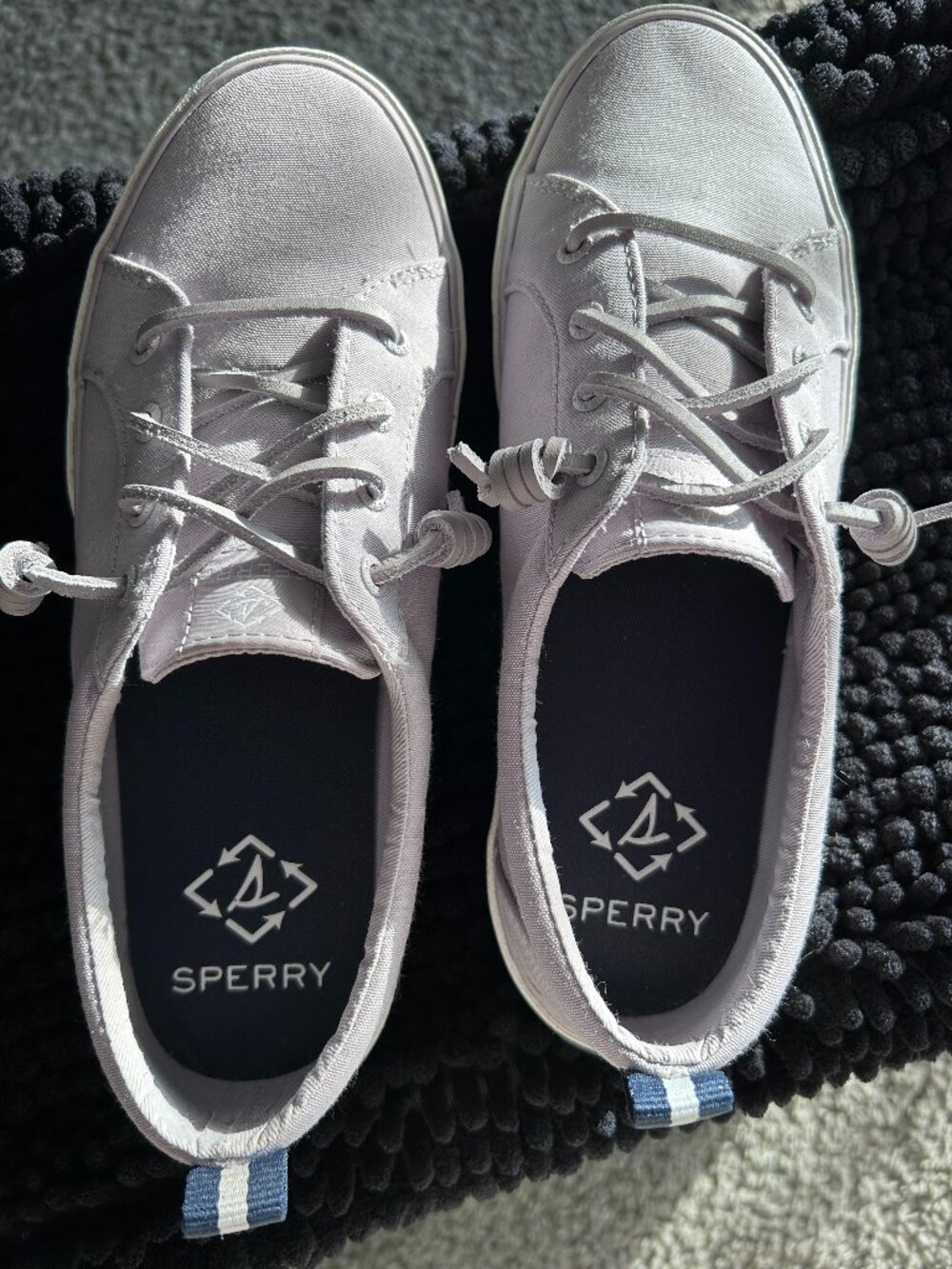Women's Sperry Topsider Sneakers in Light Purple Gently Used, Like New Size 8